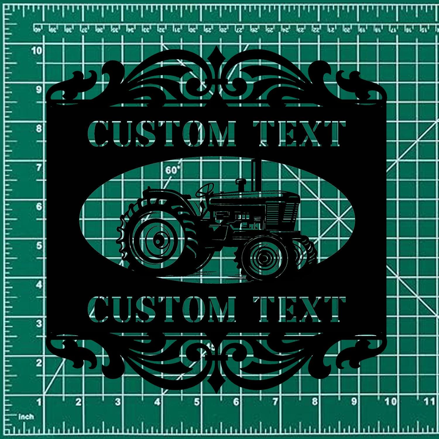 Personalized Home Farm Metal Sign - Wall Art Decor - Personalize Farm Home Sign - Metal Farm Family Name - Garden Decor, Housewarming