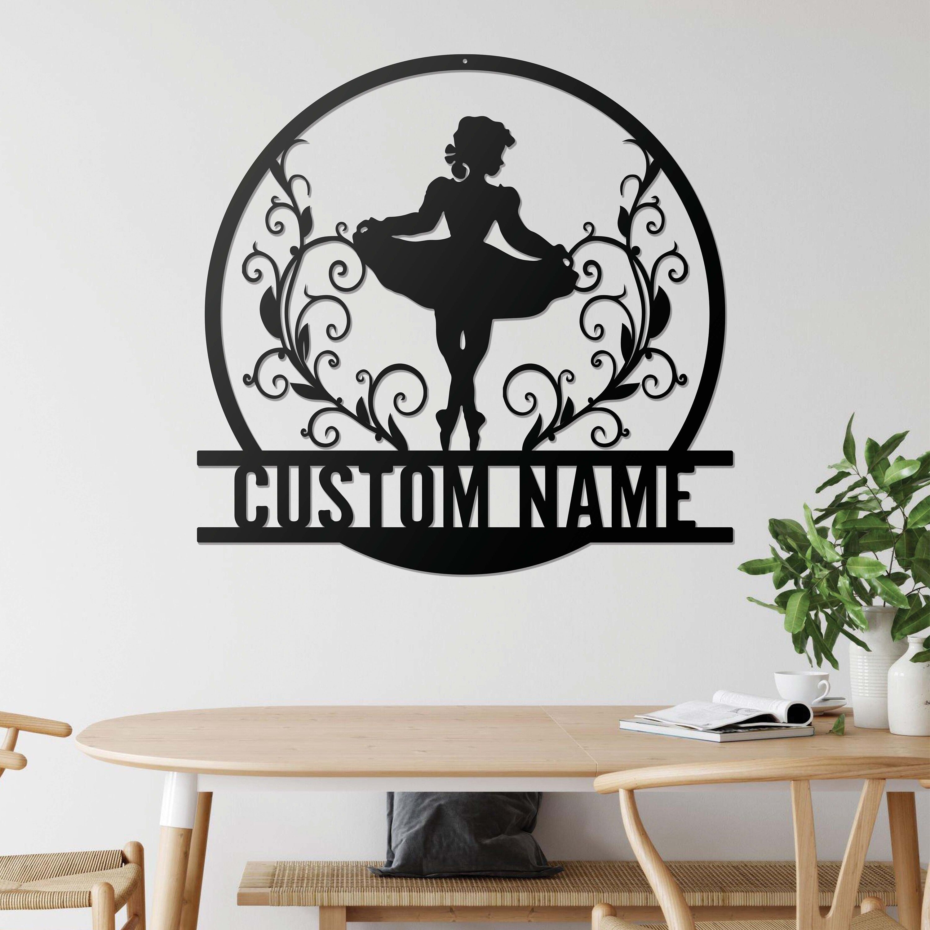 Personalized Irish Dancer Metal Wall Art With Led Lights - Irish Girl Dancing Metal Sign - Dancer Gift - Christmas Gift For Daughter | GearViral