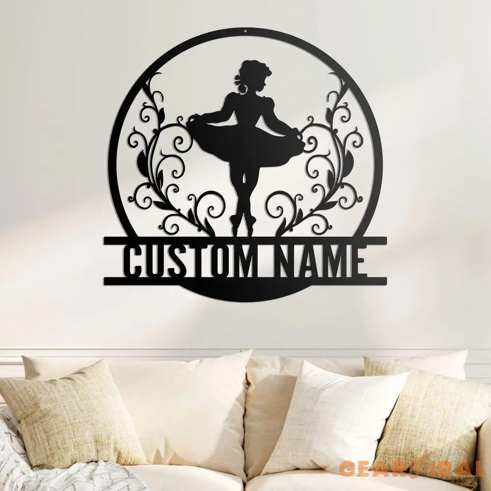 Personalized Irish Dancer Metal Wall Art With Led Lights - Irish Girl Dancing Metal Sign - Dancer Gift - Christmas Gift