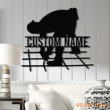 Personalized Ironworker LED Metal Sign – Custom Welder Name Sign – Unique Ironworker Wall Decor – Xmas or Birthday Gift