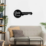 Personalized Key Number Address Metal Address Sign - Last Name Initial Hanging -  Personalize Address Metal Sign - Address Number Sign