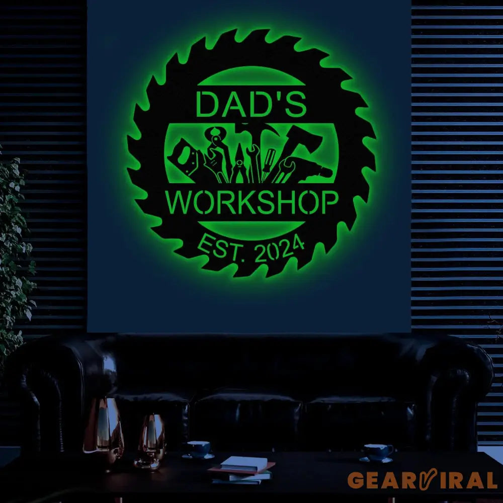 Personalized Mechanic Tools Metal Sign Dad Workshop Sign Custom Handyman Tools Sign Garage Sign Repair Tools Wall Art