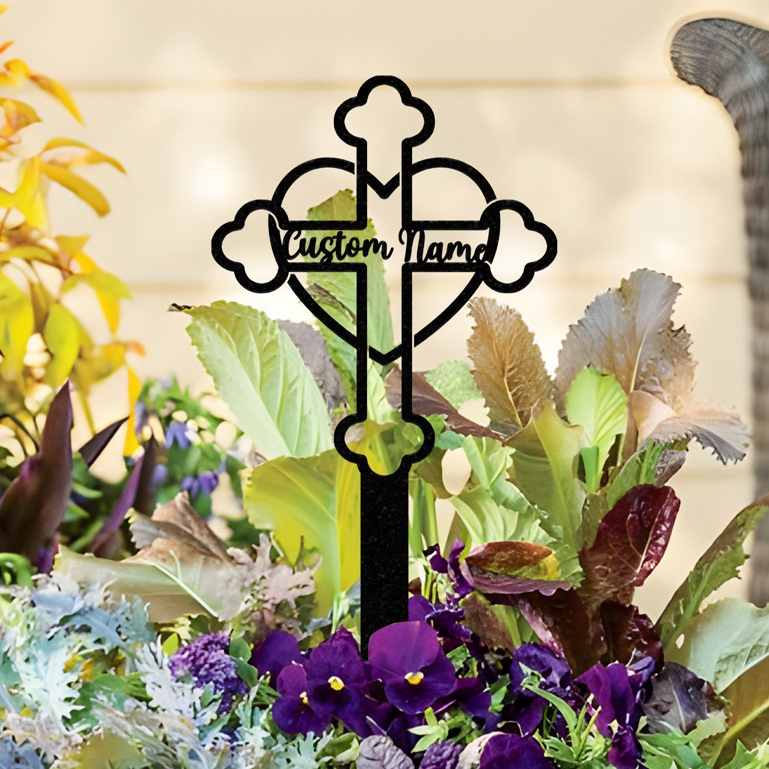 Personalized Memorial Plaque Stake, Memorial Gifts for Loss of Mother, Memorial Sign, In Loving Memory Gift, Sympathy Gift Loss Of Father