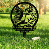 Personalized Memorial Stake Metal, Cardinal Garden Stakes, Cardinals Appear, Grave Marker, Remembrance Stake, Garden Decor - Gearviral