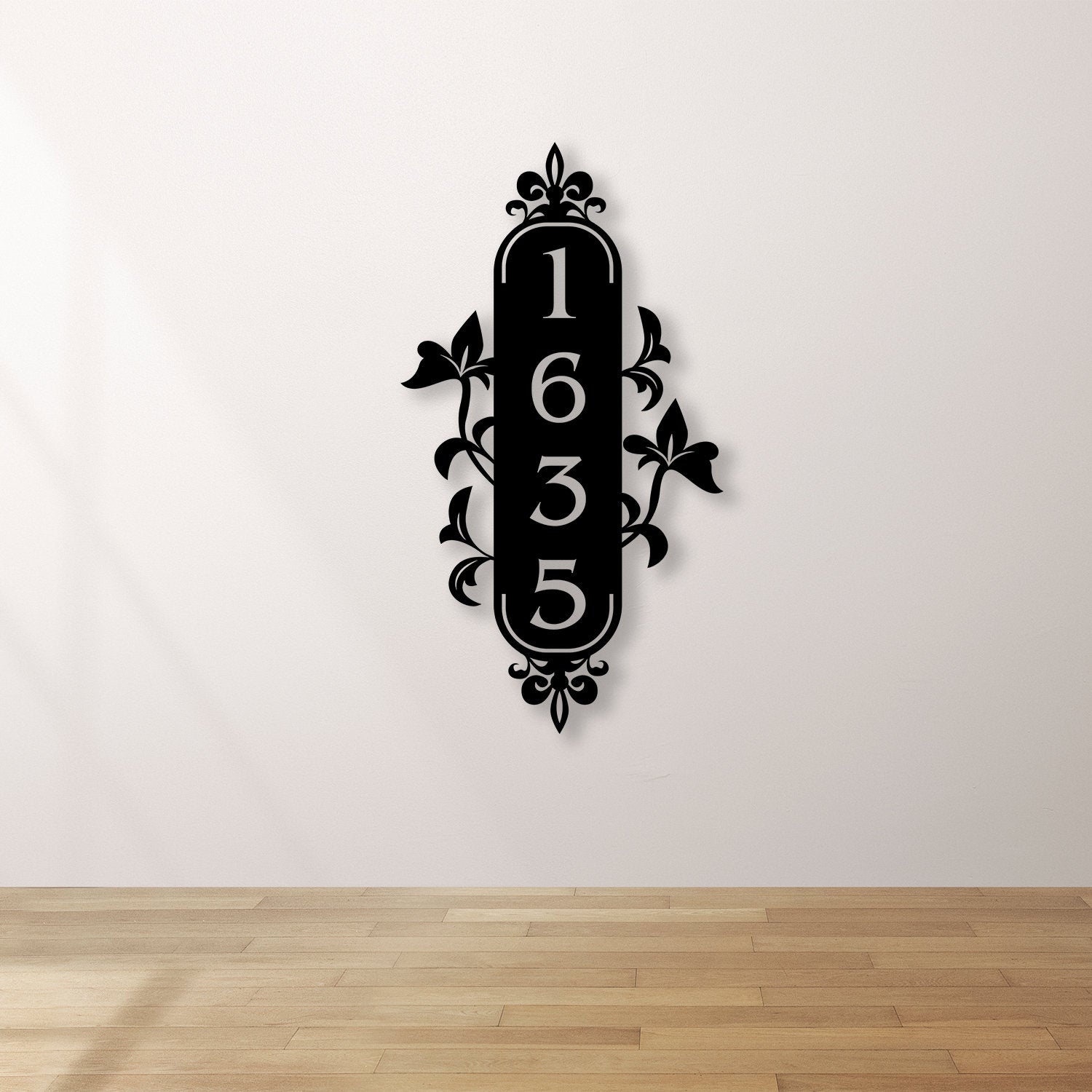 Personalized Metal Address Sign, Sunflower Address Sign, Metal House Numbers, Large Metal Sign, Metal Address Plaque, Custom Street Sign