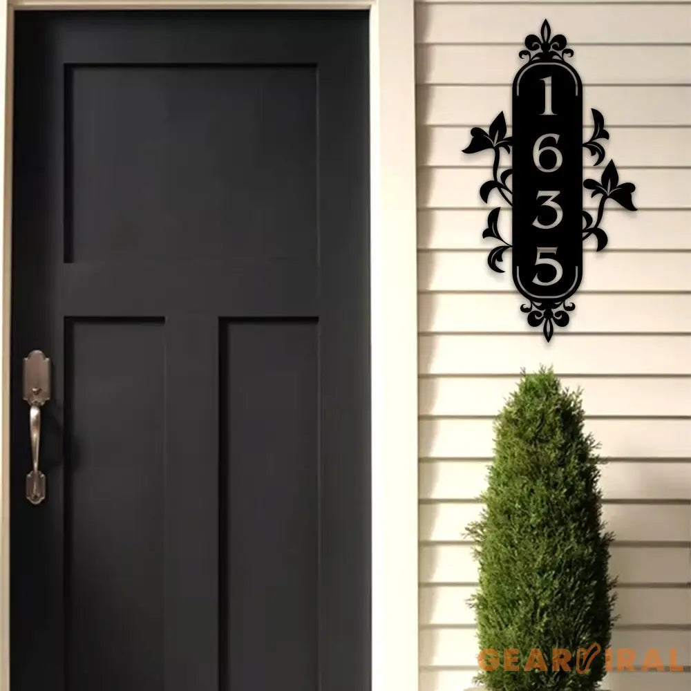 Personalized Metal Address Sign Sunflower Address Sign Metal House Numbers Large Metal Sign Metal Address Plaque Custom