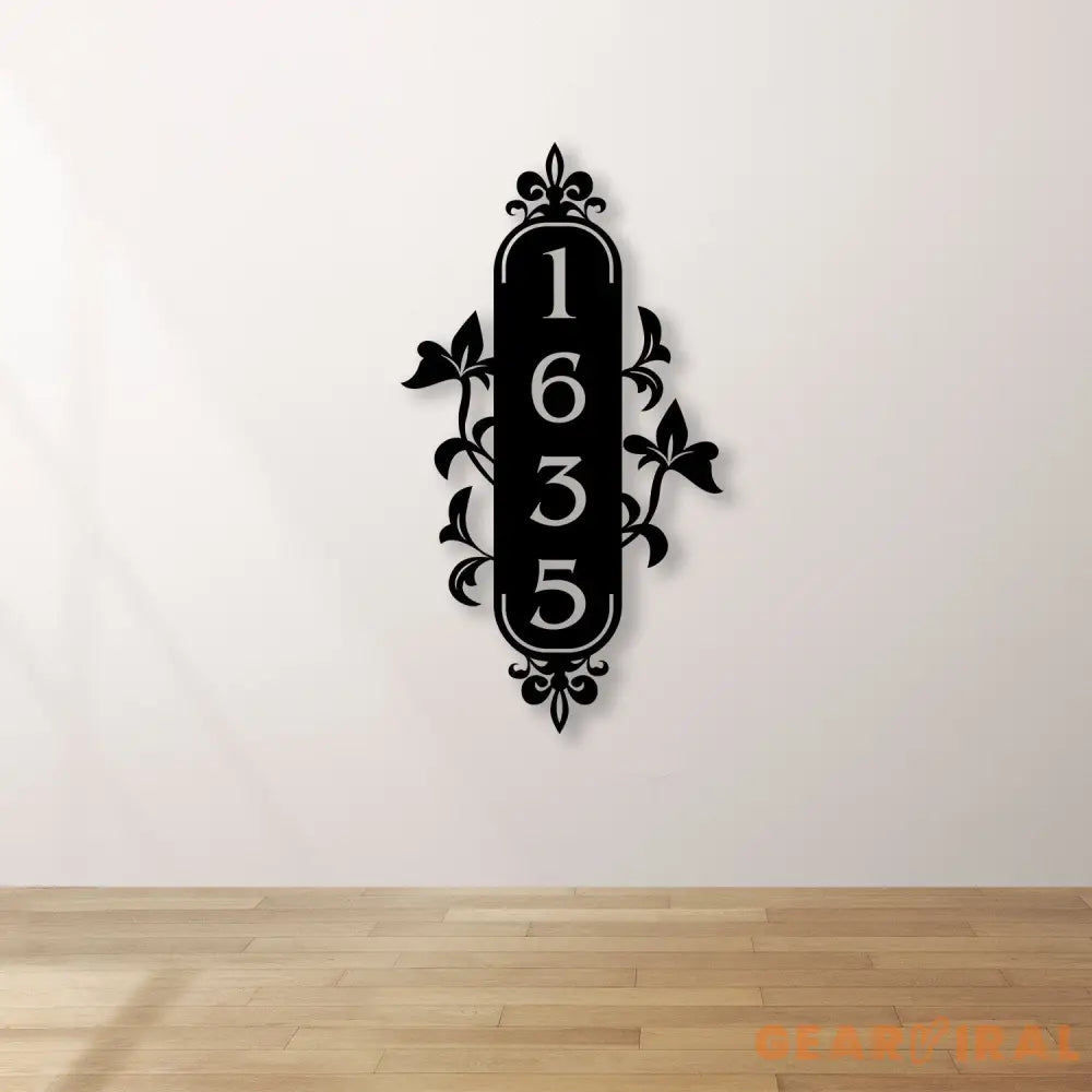 Personalized Metal Address Sign Sunflower Address Sign Metal House Numbers Large Metal Sign Metal Address Plaque Custom