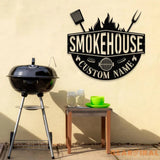 Personalized Metal Barbecue Wall Sign with Led Light Custom Grill Sign Barbecue Sign for Outdoor Large BBQ Sign