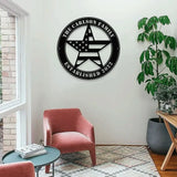 Personalized Metal Flags Metal Patriotic Name Sign USA Sign metal name sign family branch Patriotic Flags Sign