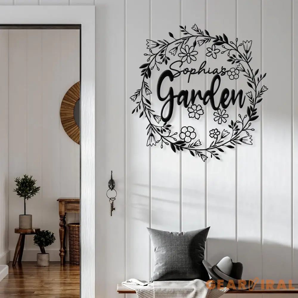 Personalized Metal Garden Sign / Sign For Garden / Personalized Sign / Custom Garden Sign / Outdoor Decor