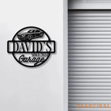 Personalized Metal Name Garage Sign Dad’s Workshop Metal Garage Sign Personalized Gift for Him - Gearviral