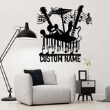 Personalized Music Wall Art with Led Light - Music Lover Gift - Music Notes Piano Sign - Music Time Living Room Decor | GearViral