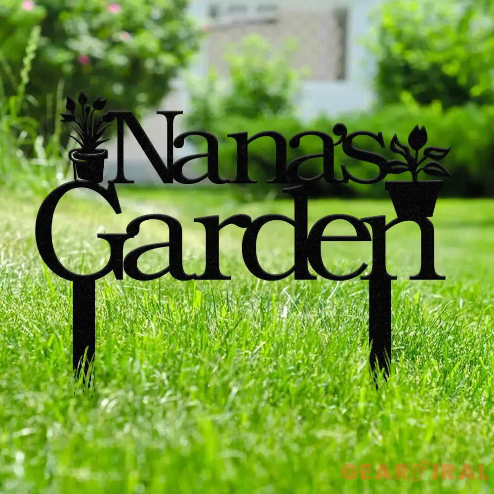 Personalized Nana Garden Sign With Stake Custom Vegetable Garden Stake Vegetables Sign Gardeners Gift Garden Decor Gift