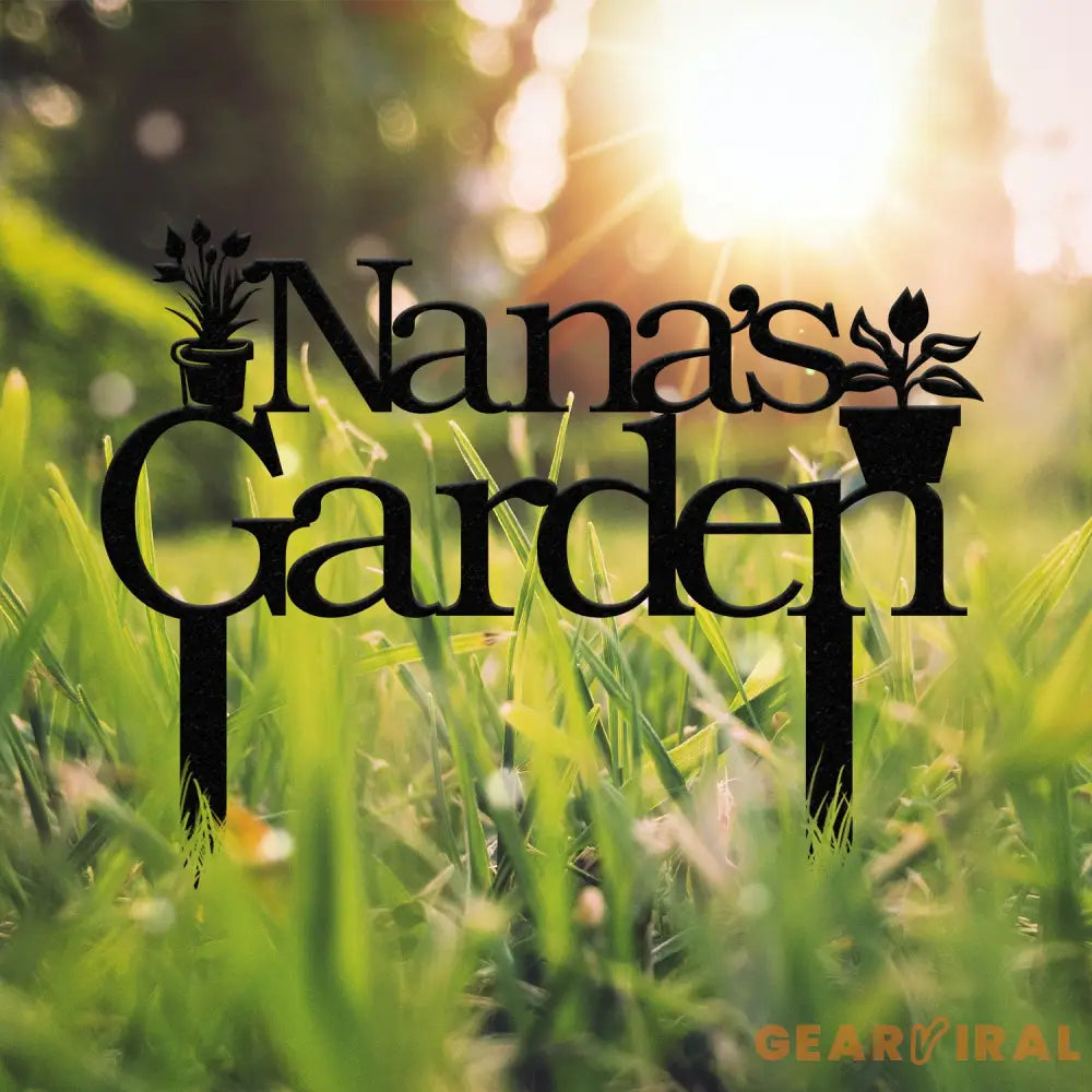 Personalized Nana Garden Sign With Stake Custom Vegetable Garden Stake Vegetables Sign Gardeners Gift Garden Decor Gift