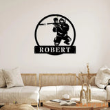 Personalized Paintball Metal Sign with LED Lights - Custom Paintball Monogram Metal Wall Art - Hobbies Gift - Birthday