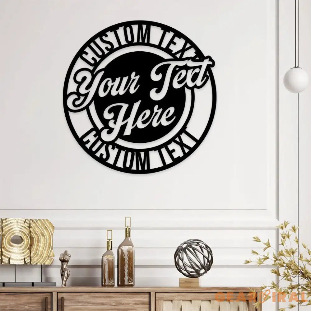 Personalized Patio Sign - Make it Your Own Wording - Custom Metal Wall Sign Personalized Metal Sign Wall Decor