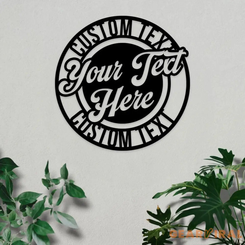 Personalized Patio Sign - Make it Your Own Wording - Custom Metal Wall Sign Personalized Metal Sign Wall Decor