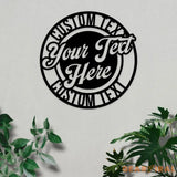 Personalized Patio Sign - Make it Your Own Wording - Custom Metal Wall Sign Personalized Metal Sign Wall Decor