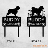 Personalized Pet Metal Memorial Garden Stake - Dog Memorial Sign - Custom Pet Name Stake - Dog Loss Gifts | GearViral