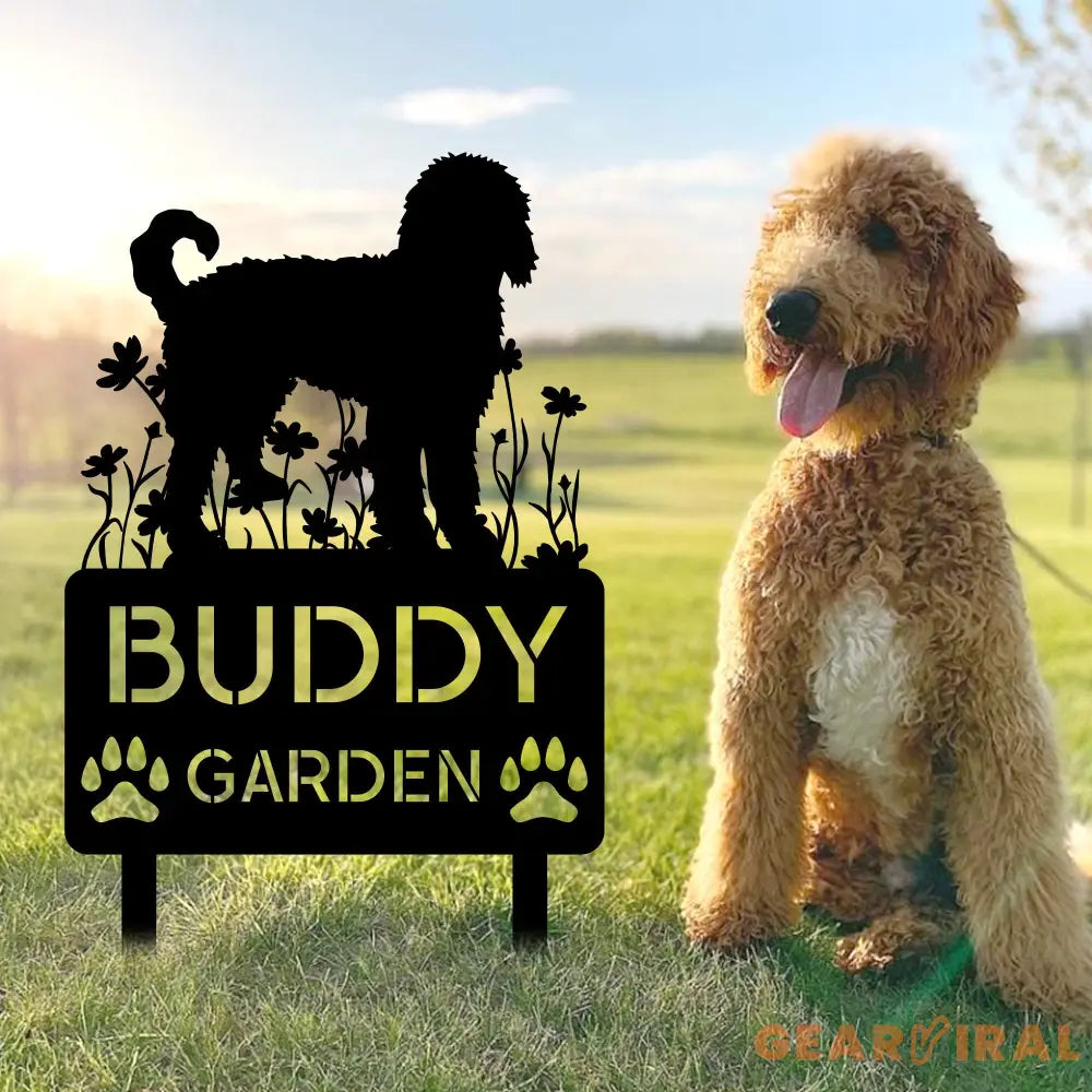 Personalized Pet Metal Memorial Garden Stake - Dog Memorial Sign - Custom Pet Name Stake - Dog Loss Gifts | GearViral