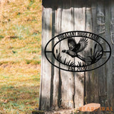 Personalized Pheasant Metal Sign Custom Pheasant Hunting Name Sign Wall Decor for Man Cave Hunter Gift for Dad Pheasant