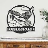 Personalized Pigeon Peace Bird Metal Wall Art LED Light - Custom Dove Pet Homing Bird Name Sign - Pigeon for Home Decor & Gift - Pigeon Lover | GearViral