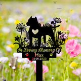 Personalized Pitbull Memorial Stake - Pit Bull Terrier Dog Garden Stake Sign - Custom Pitbull Name Yard Stake - Dog Memorial Marker American | GearViral