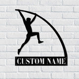 Personalized Pole Vaulter Metal Sign With LED Light - Pole Vaulter Gift - Gift for Pole Vaulter - Wall Hanging | GearViral