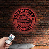 Personalized Pontoon Boating Outdoor Sign | Custom River House Sign | Boat House Lake House Sign | Lake House Decor