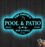 Personalized Pool & Patio Sign - Custom Pool Sign - Backyard Pool Decor - Swimming Pool Decor | GearViral