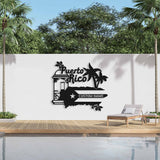 Personalized Puerto Rico Flag Metal Wall Art LED Light Custom Puerto Rico Lover Name Sign Decor Born in Puerto Rico Decoration Puerto Rico | GearViral