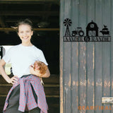 Personalized Ranch Entrance Signs Custom Metal Farm Sign Large Ranch Gate Signs Farm Signs with Family Name Metal Farm