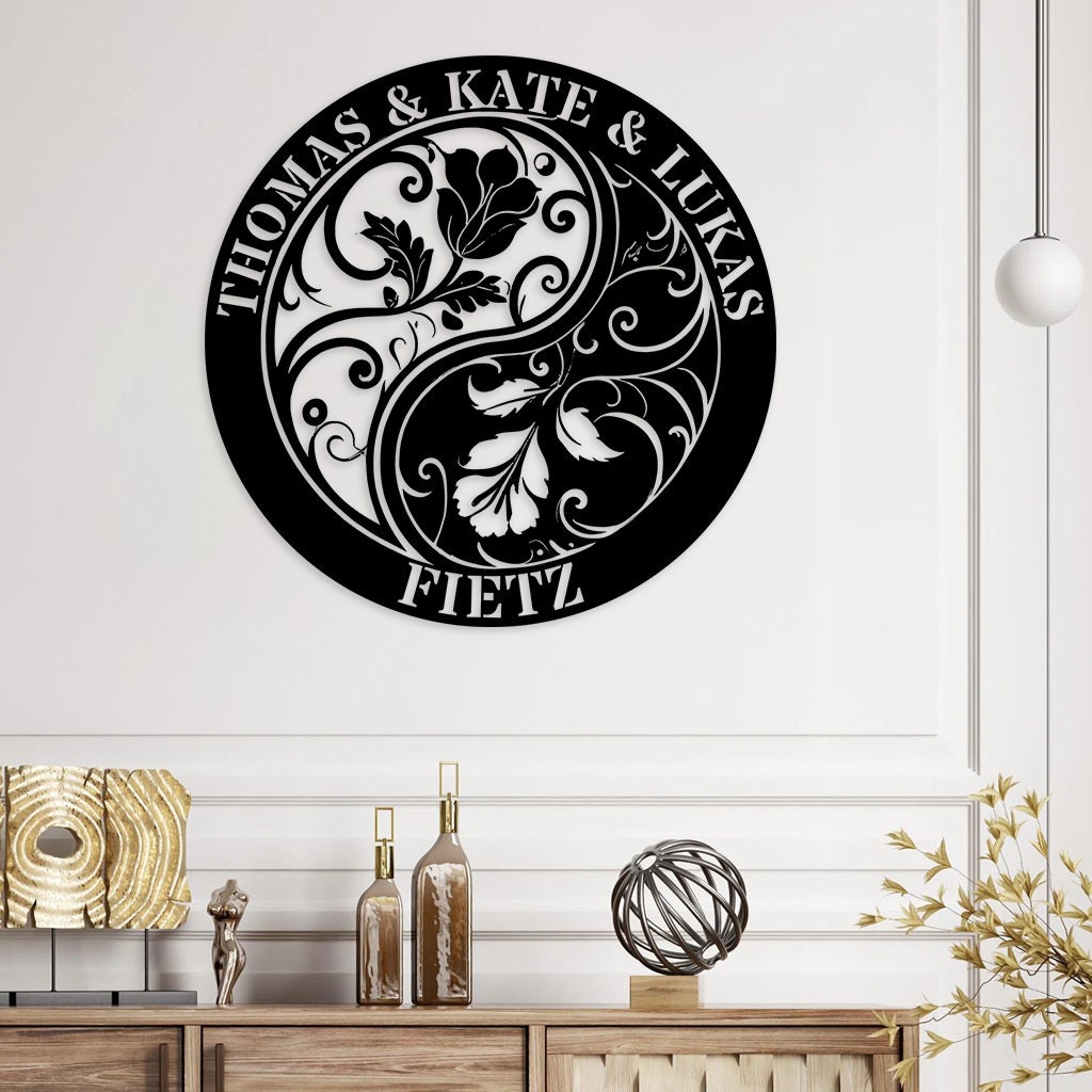 Personalized Rose Wedding Anniversary Couple Metal Wall Art Sign For Parents - Custom Wedding Gift For Husband and Wife Milestone Gift