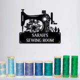 Personalized Sewing Led Light Metal Wall Art Sewing Decor Metal Sewing Sign Quilting Sign Gift For Wife Gift For