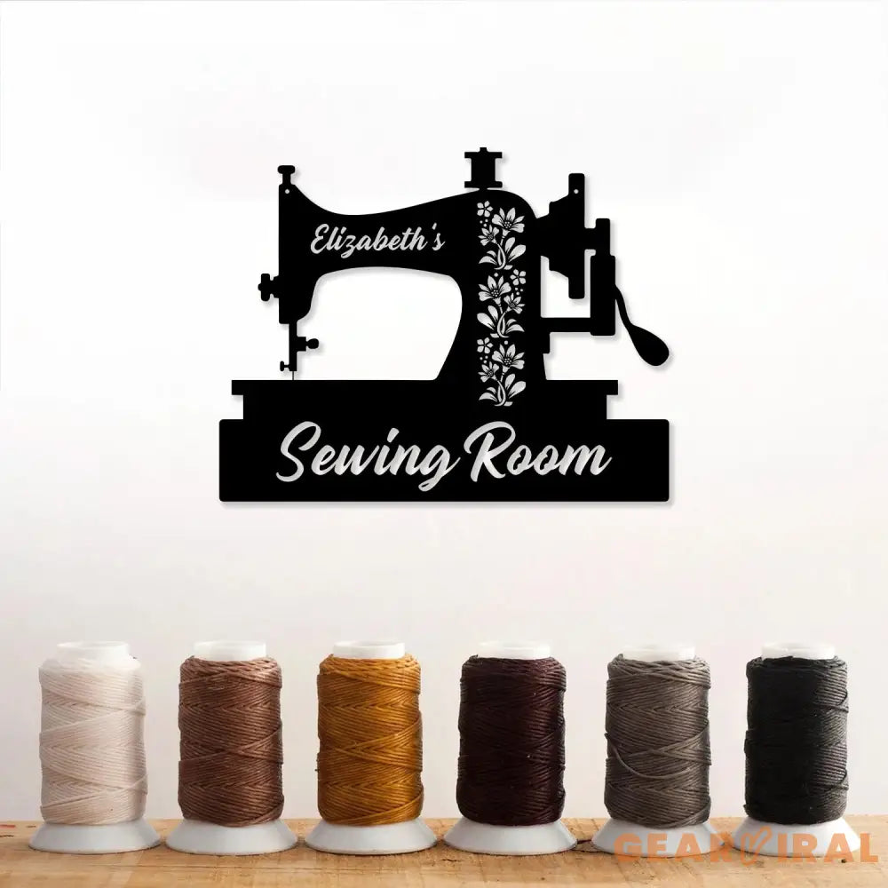 Personalized Sewing Machine Led Light Metal Sign Sewing Decor Metal Sewing Sign Quilting Sign Gift For Wife Gift For