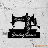 Personalized Sewing Machine Led Light Metal Sign Sewing Decor Metal Sewing Sign Quilting Sign Gift For Wife Gift For