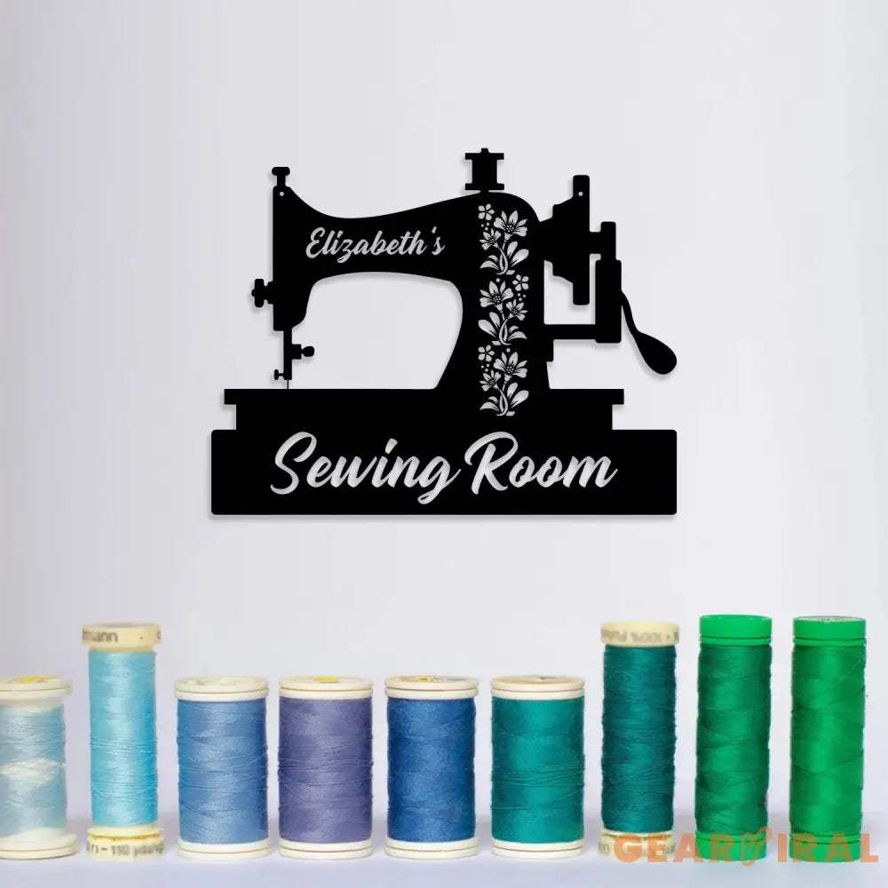 Personalized Sewing Machine Led Light Metal Sign Sewing Decor Metal Sewing Sign Quilting Sign Gift For Wife Gift For