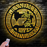 Personalized Sewing Metal Sign,Custom Quilting Sign For Sewing Room Decor Gift For Grandma Sewing Machine Sign