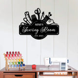Personalized Sewing Room Led Light Metal Sign Sewing Decor Metal Sewing Sign Quilting Sign Gift For Wife Gift For