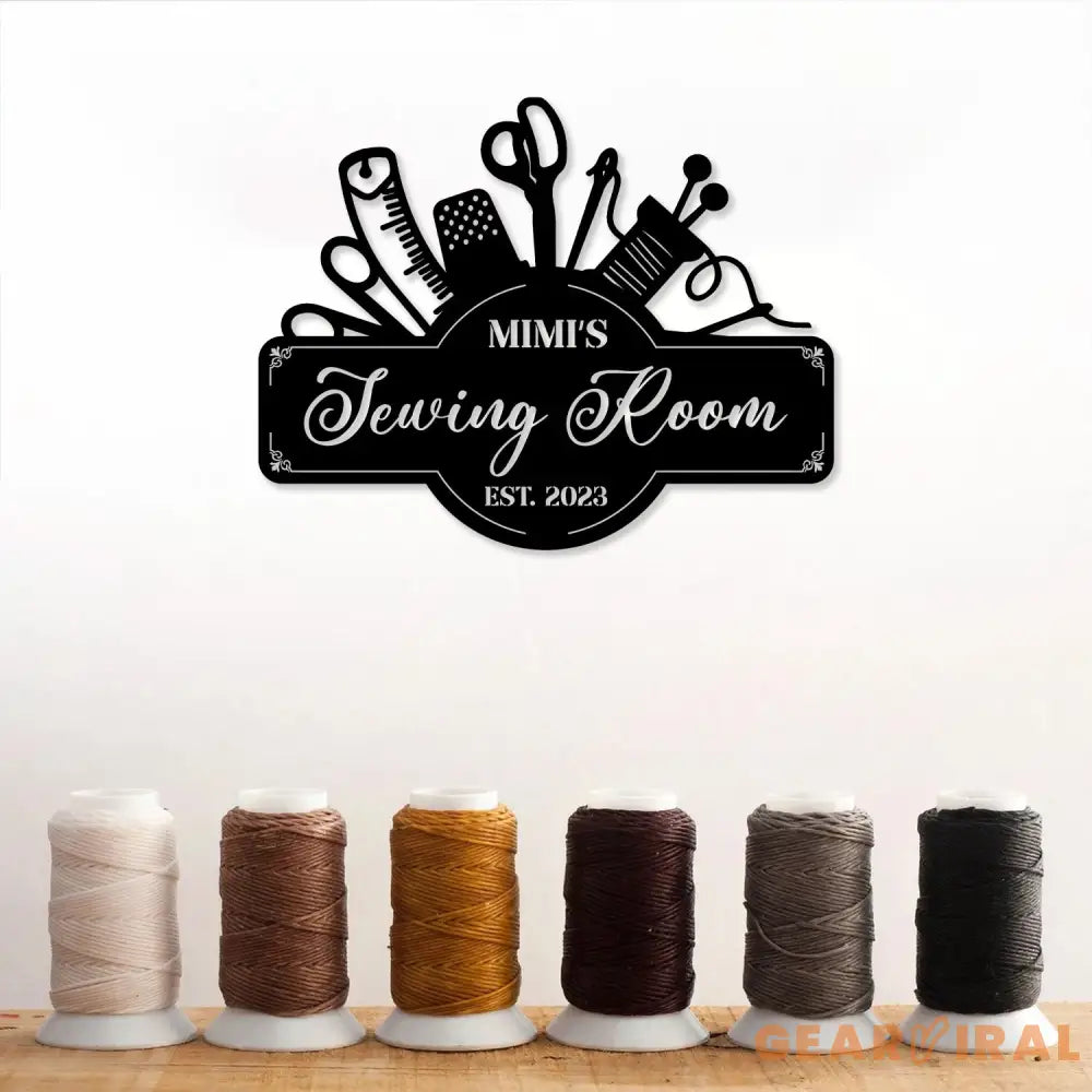 Personalized Sewing Room Led Light Metal Sign Sewing Decor Metal Sewing Sign Quilting Sign Gift For Wife Gift For