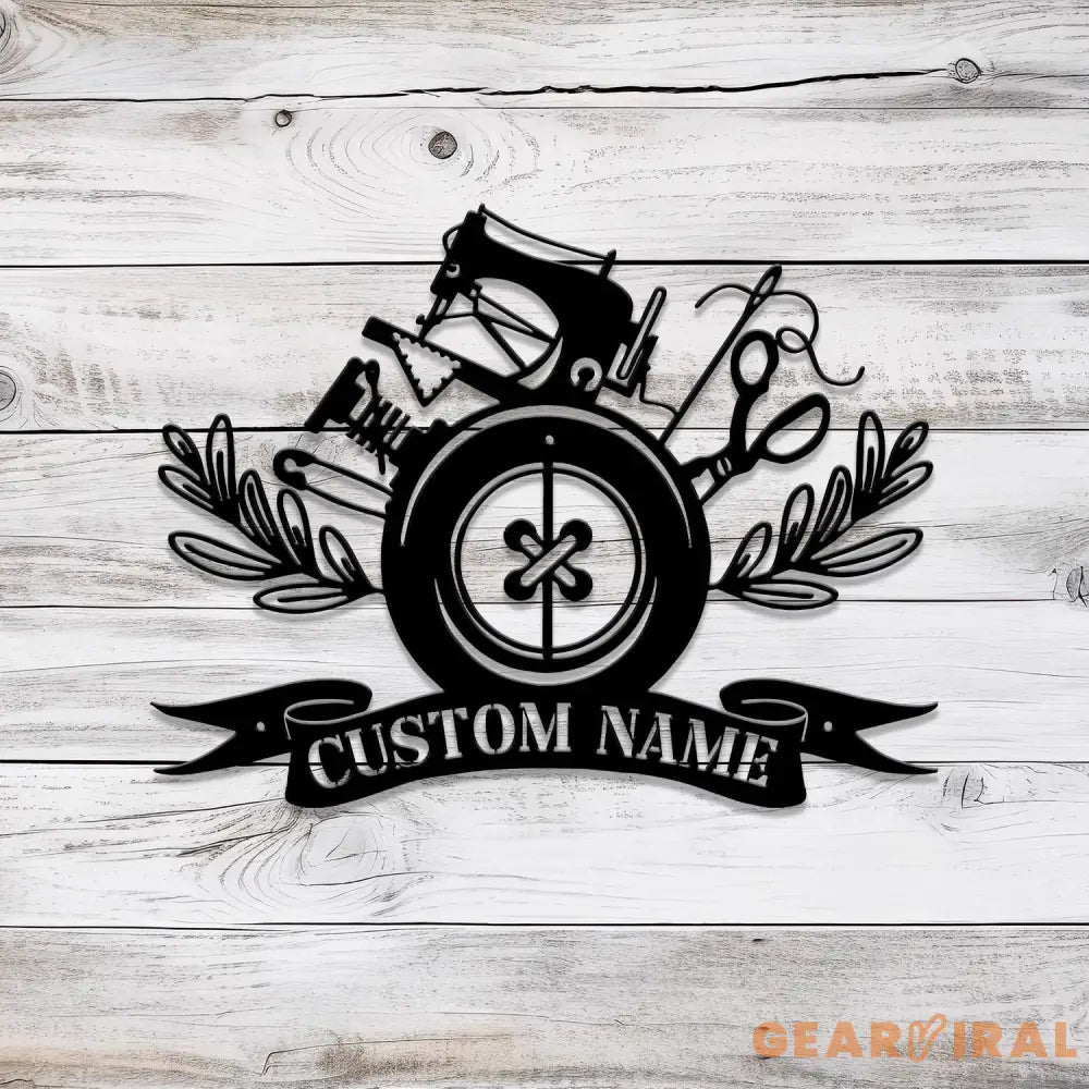 Personalized Sewing Room Metal Sign with Led Light Craft Sign Decor Craft Quilting Sign Art Room Decor Sewing Hobby