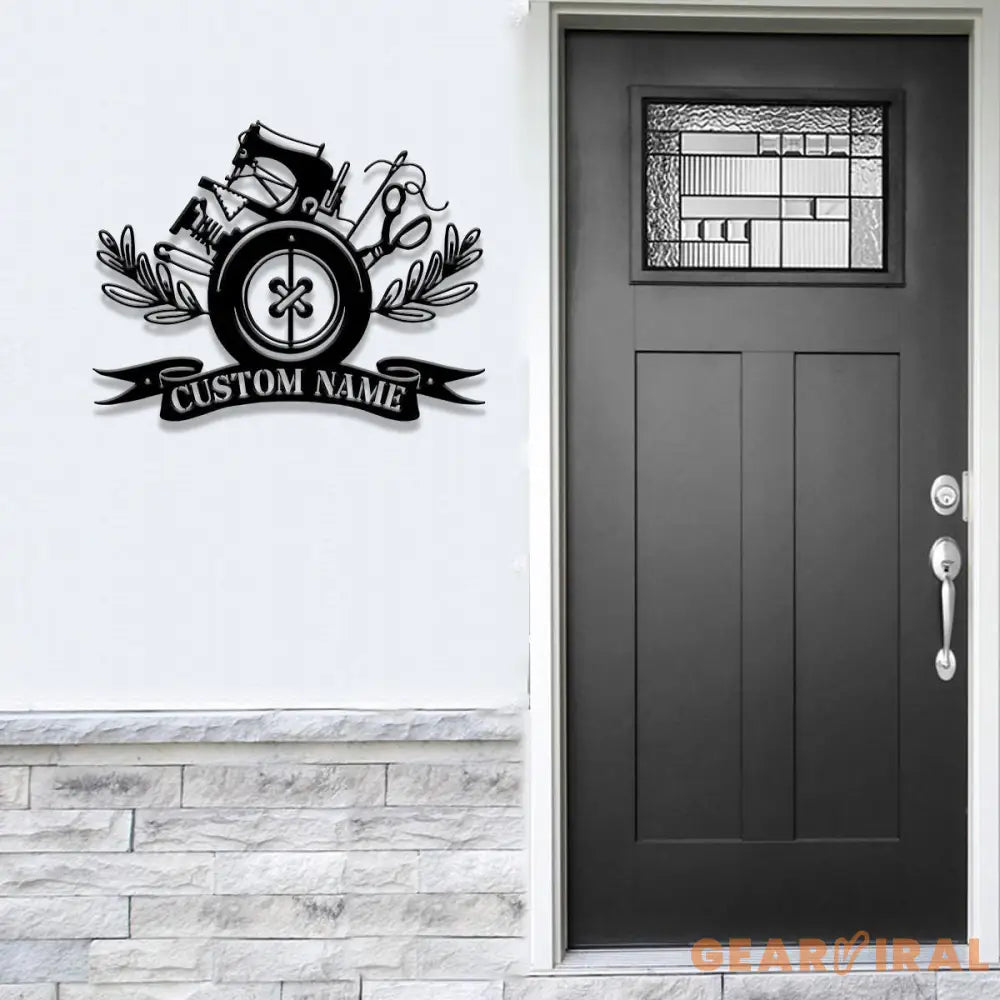 Personalized Sewing Room Metal Sign with Led Light Craft Sign Decor Craft Quilting Sign Art Room Decor Sewing Hobby