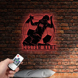 Personalized Soccer Ball Name Sign Metal Wall Art Soccer Name Sign Sports Name Sign Gift For Soccer Football Players