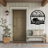 Personalized Tent Camping Metal Sign Custom Campsite Yard Sign Outdoor Camping Decor Custom Camping Gift Rustic