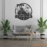 Personalized Top Fuel Dragster Metal Wall Art - Custom Dragster Name Sign Decoration For Room - Drag Racing Home Decor