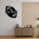 Personalized USA Football Metal Wall Art Football Sign Football Name Sign Sports Name Sign Gift For US Football Players