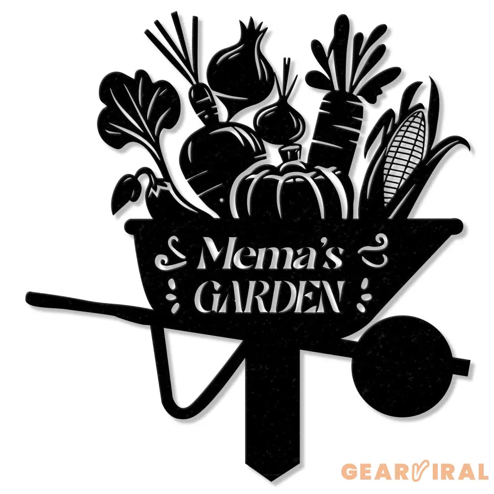 Personalized Vegetables Garden Sign Vegetables Garden Stake Metal Yard Art Vegetable Plot Markers Gardener Gift Outdoor