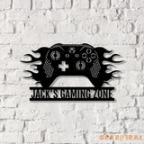 Personalized Video Game Controller Metal Wall LED Lights Gamer Wall Art Game Room Decor Boys Room Decoration - Gearviral