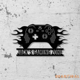 Personalized Video Game Controller Metal Wall LED Lights Gamer Wall Art Game Room Decor Boys Room Decoration - Gearviral