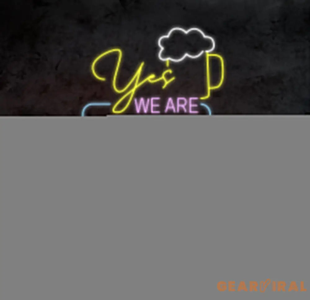 Personalized We Are Open Neon Sign Custom Name Bar Neon Sign Neon Sign Gifts Neon Sign for Dad Christmas Gift Neon Man